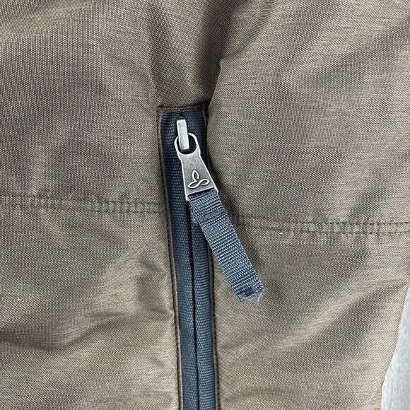 prAna Miro Puffer Jacket Men Large Acorn DWR Full Zip Pockets Quilted Outdoors - Picture 4 of 11